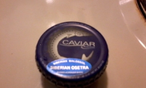 osetra caviar for the tartare