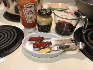 Tangy/BBQ Sauce ingredients